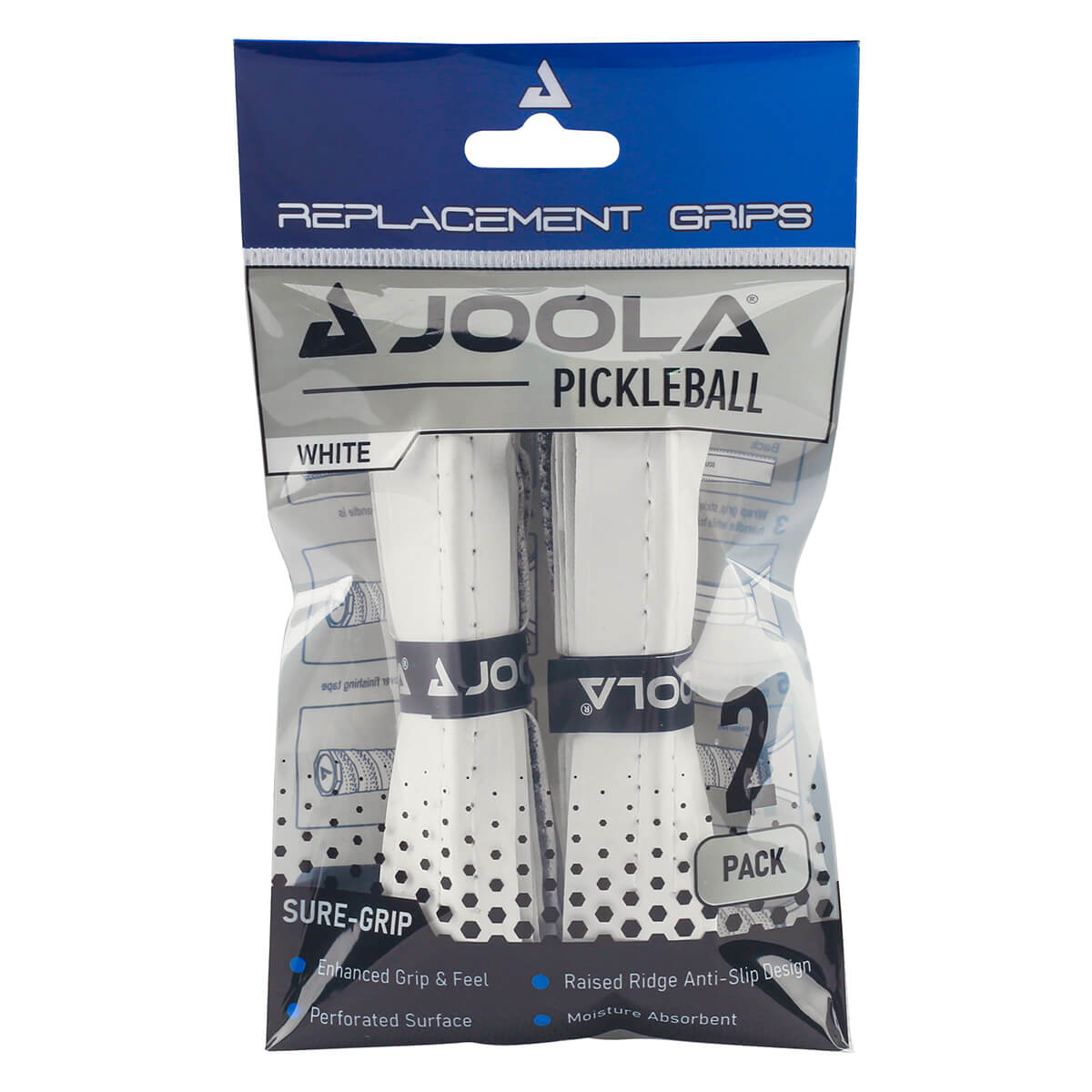 JOOLA Replacement White Ridge Grip (2 pack) - Heritage Creek Sporting Goods