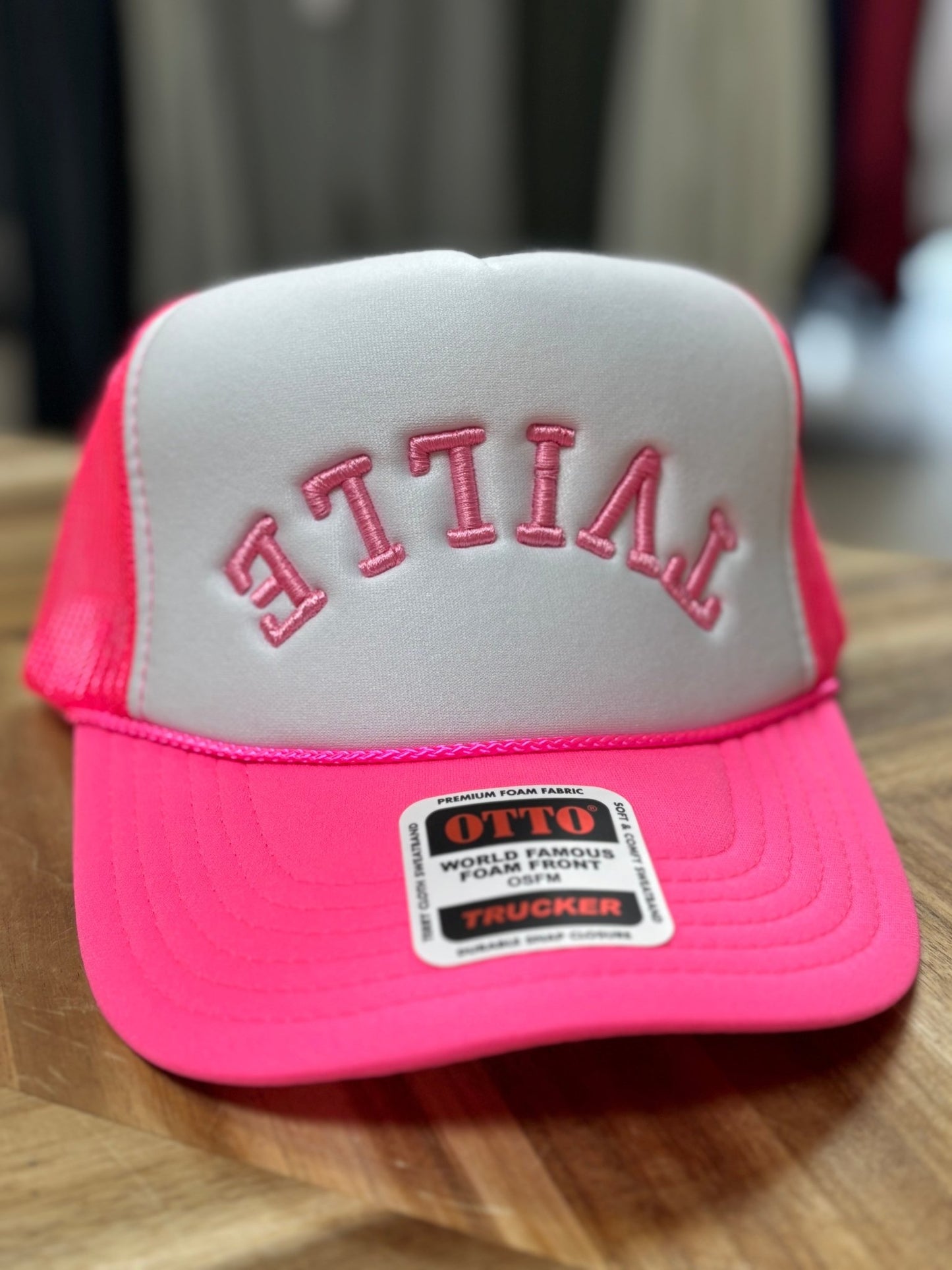 TVILLE Upside Down Puff Embroidery Hat