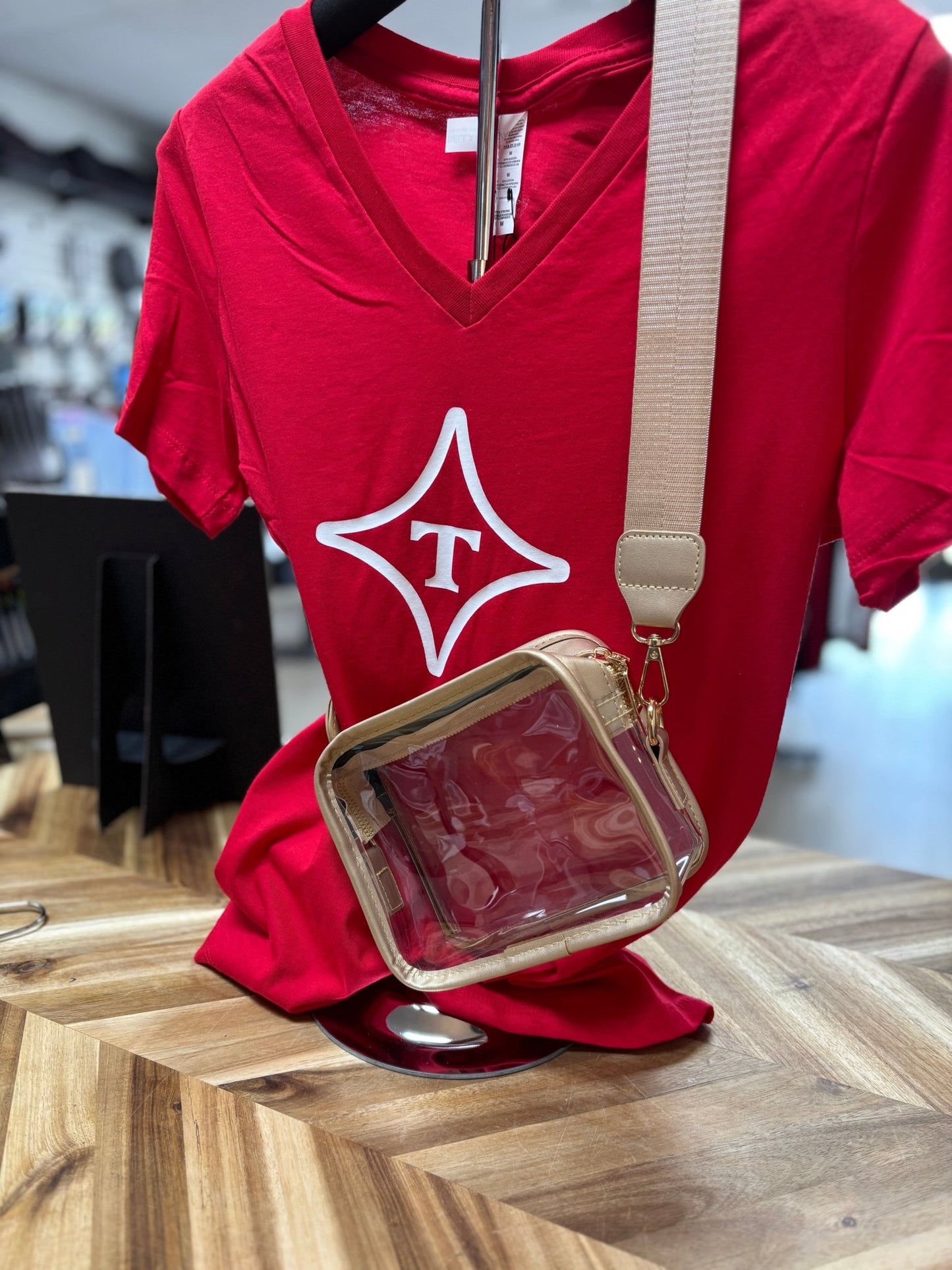 Thomasville Bulldog Softball Clear Purse