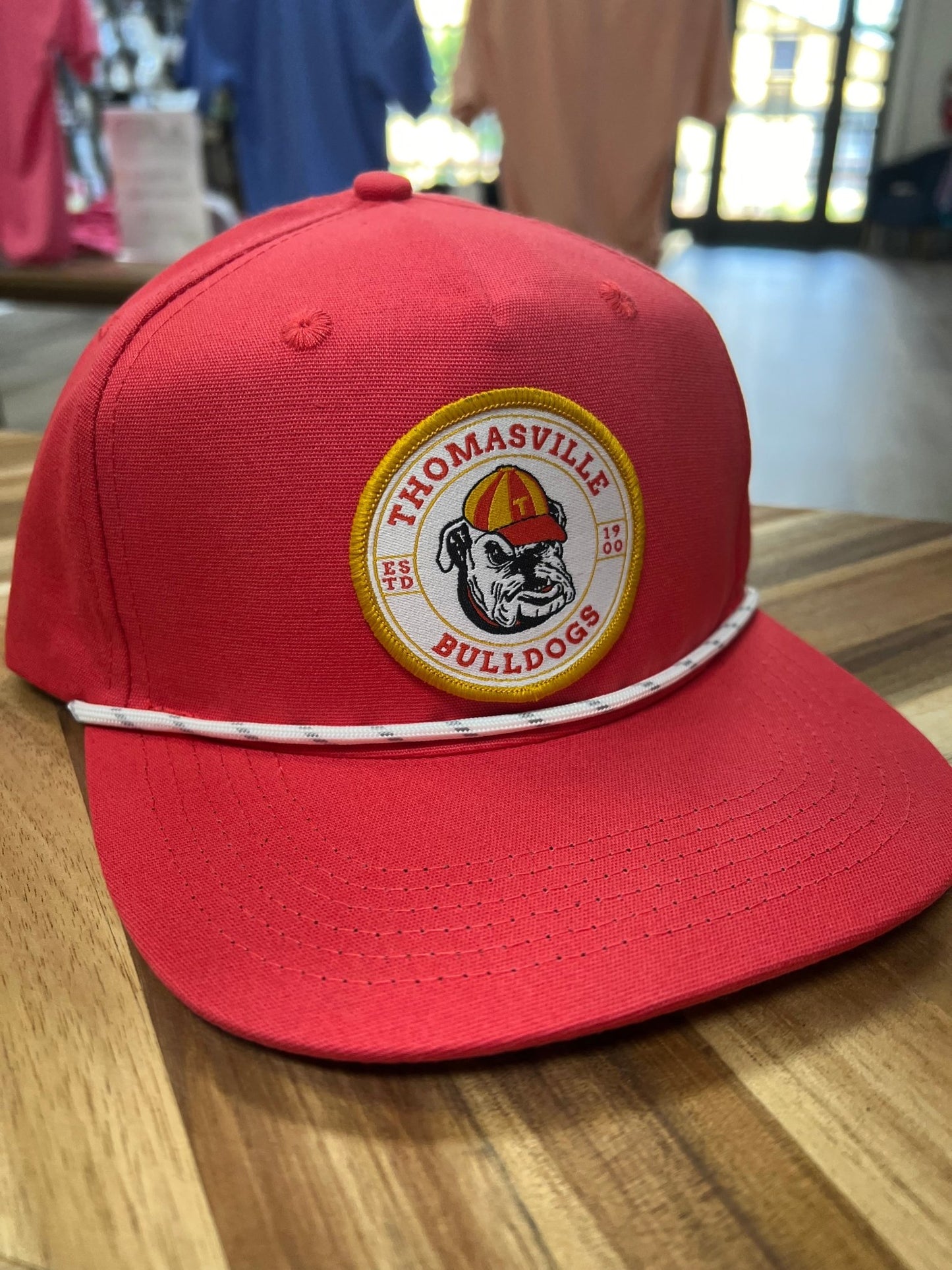 Thomasville Bulldog Circle Patch Hat - Heritage Creek Sporting Goods
