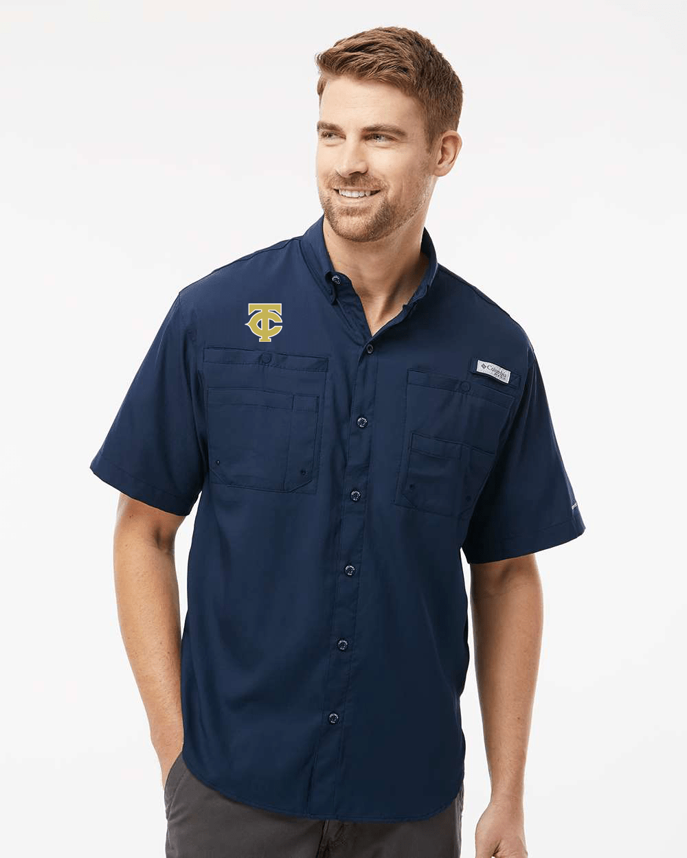 TCC Athletic Booster Club Men's Fishing Shirt