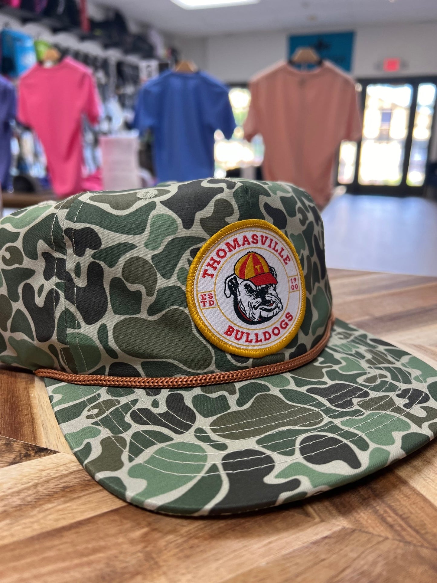 Thomasville Bulldog Circle Patch Hat - Heritage Creek Sporting Goods