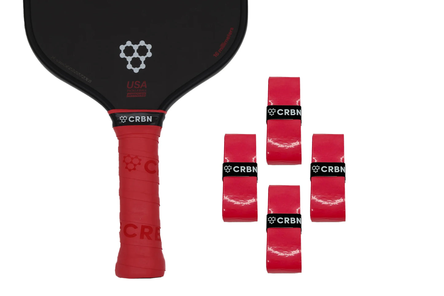 CRBN DryTec Overgrips 4 Pack Medium Tack - Heritage Creek Sporting Goods