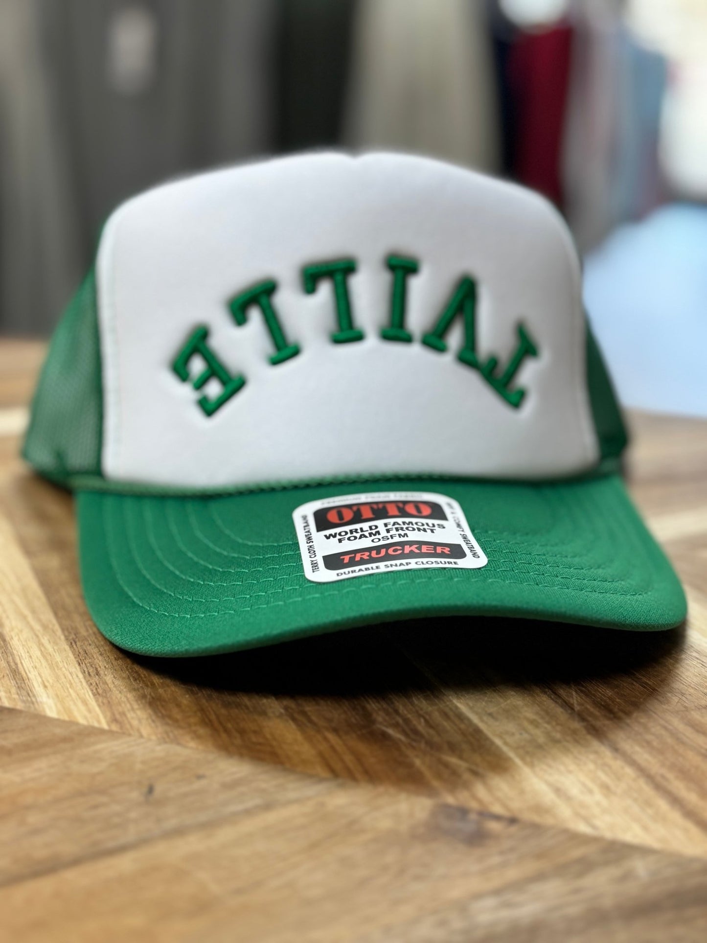 TVILLE Upside Down Puff Embroidery Hat