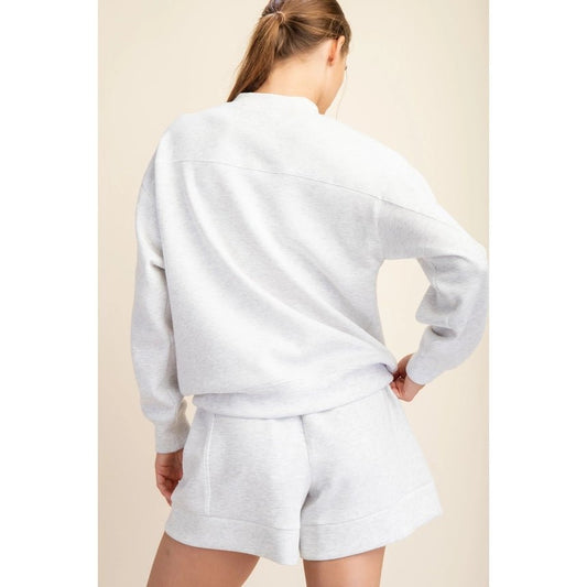 Modal Scuba Mock Neck Pullover