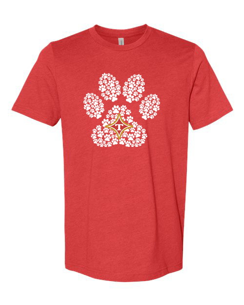Thomasville Bulldog Pawprint T-Shirt - Heritage Creek Sporting Goods