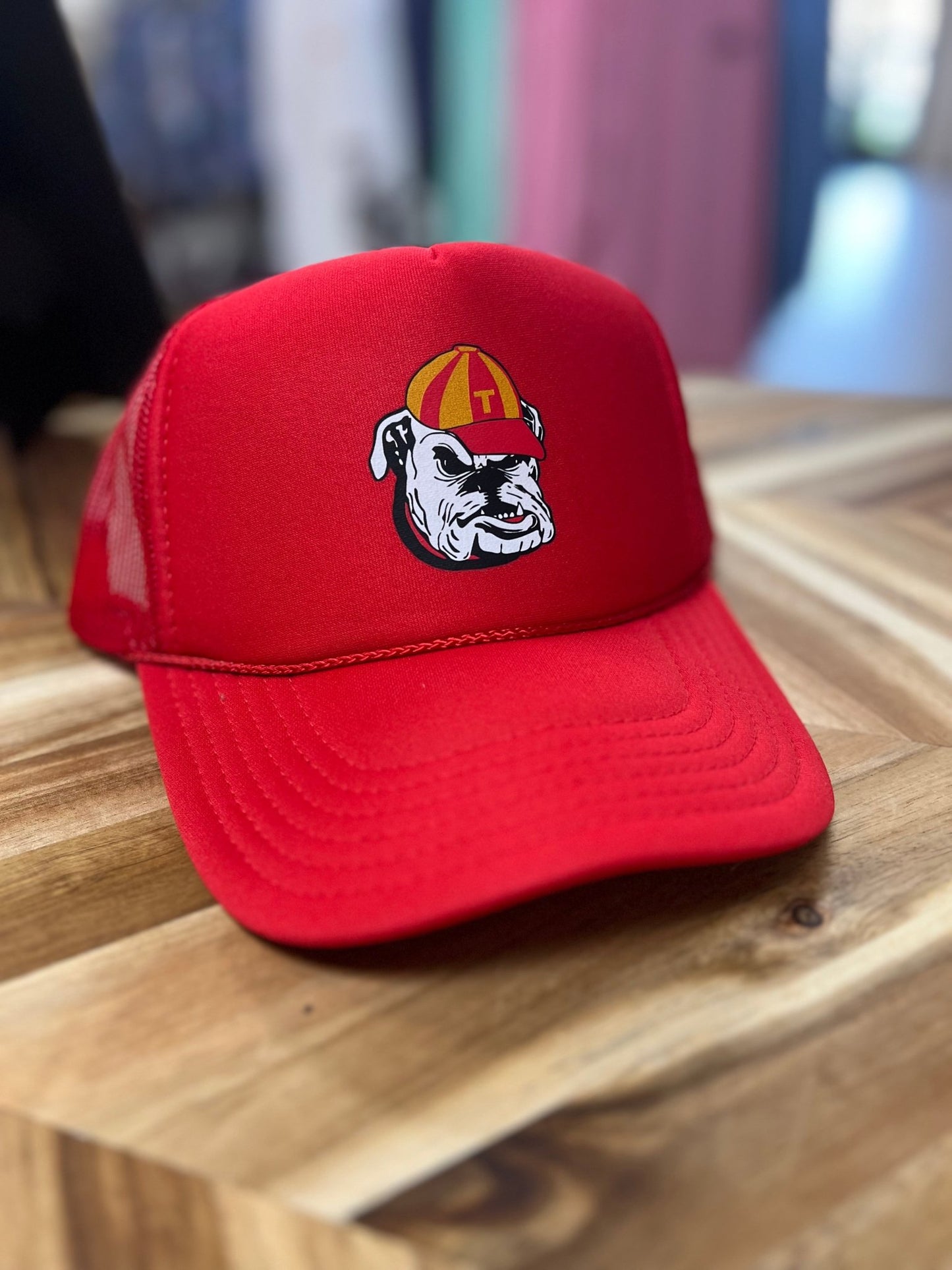 Thomasville Bulldog Foam Trucker Hat - Heritage Creek Sporting Goods