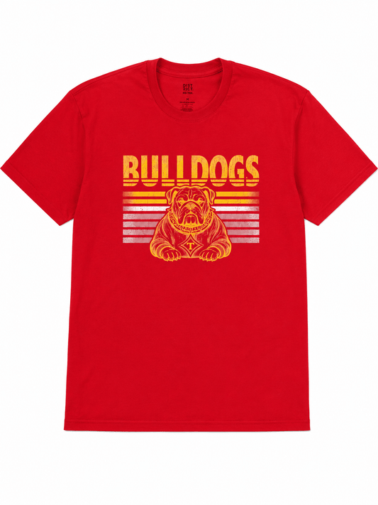 Thomasville Bulldogs Vintage Striped Shirt
