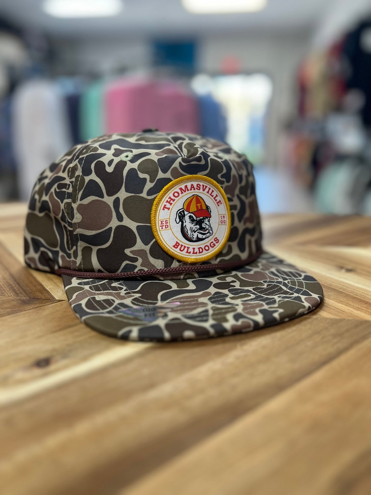 Thomasville Bulldog Circle Patch Hat - Heritage Creek Sporting Goods