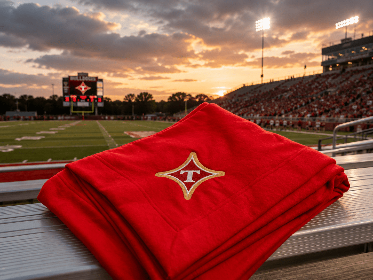 Thomasville Bulldog Stadium Blanket