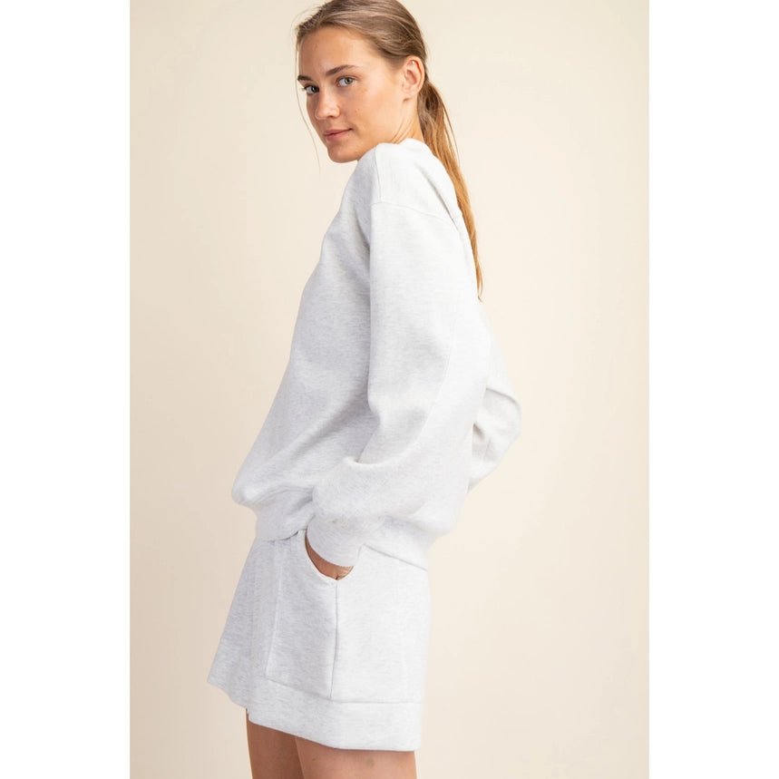 Modal Scuba Mock Neck Pullover