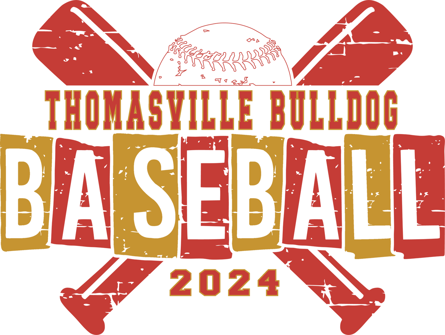 Thomasville Bulldog Baseball Mom Sweatshirt - Heritage Creek Sporting Goods