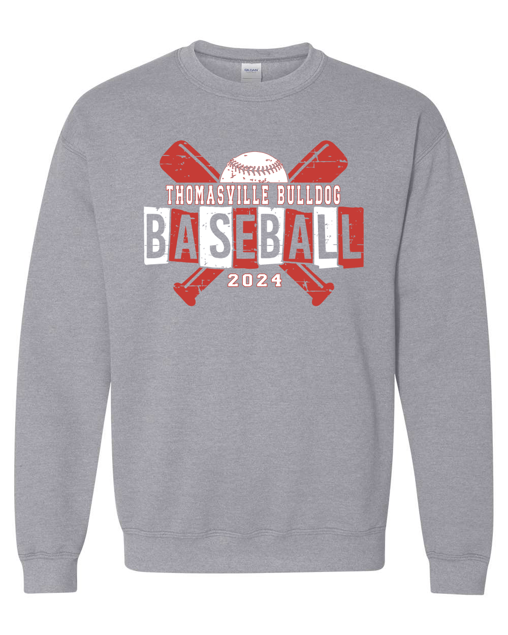 Thomasville Bulldog Baseball Sweatshirt - Heritage Creek Sporting Goods