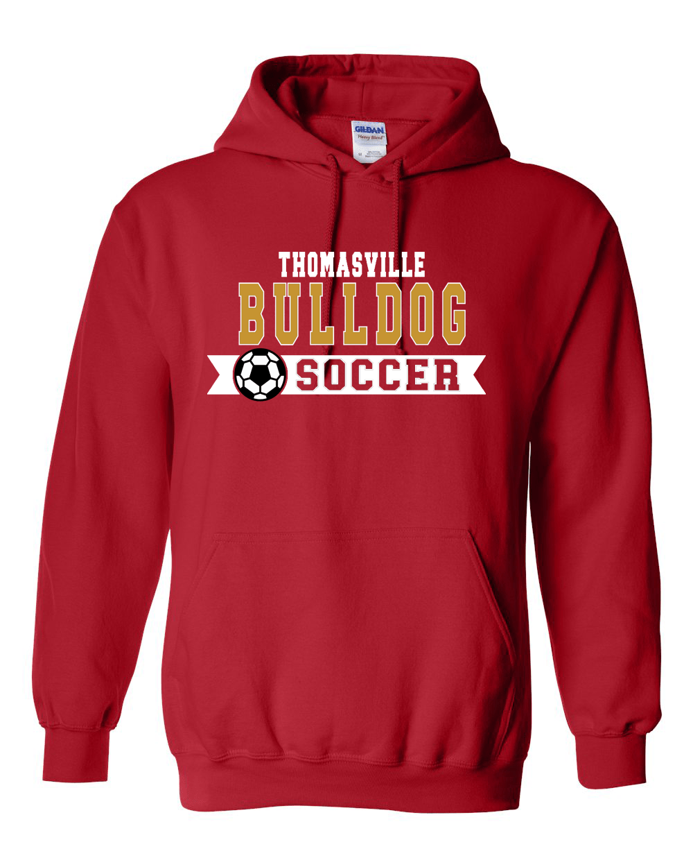 Thomasville Bulldog Soccer Hoodie - Heritage Creek Sporting Goods