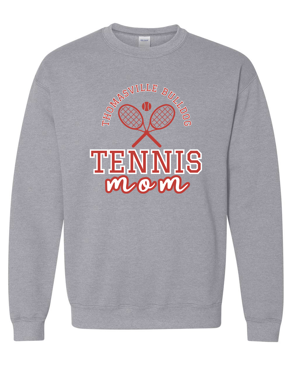 Thomasville Bulldog Tennis Mom Sweatshirt - Heritage Creek Sporting Goods
