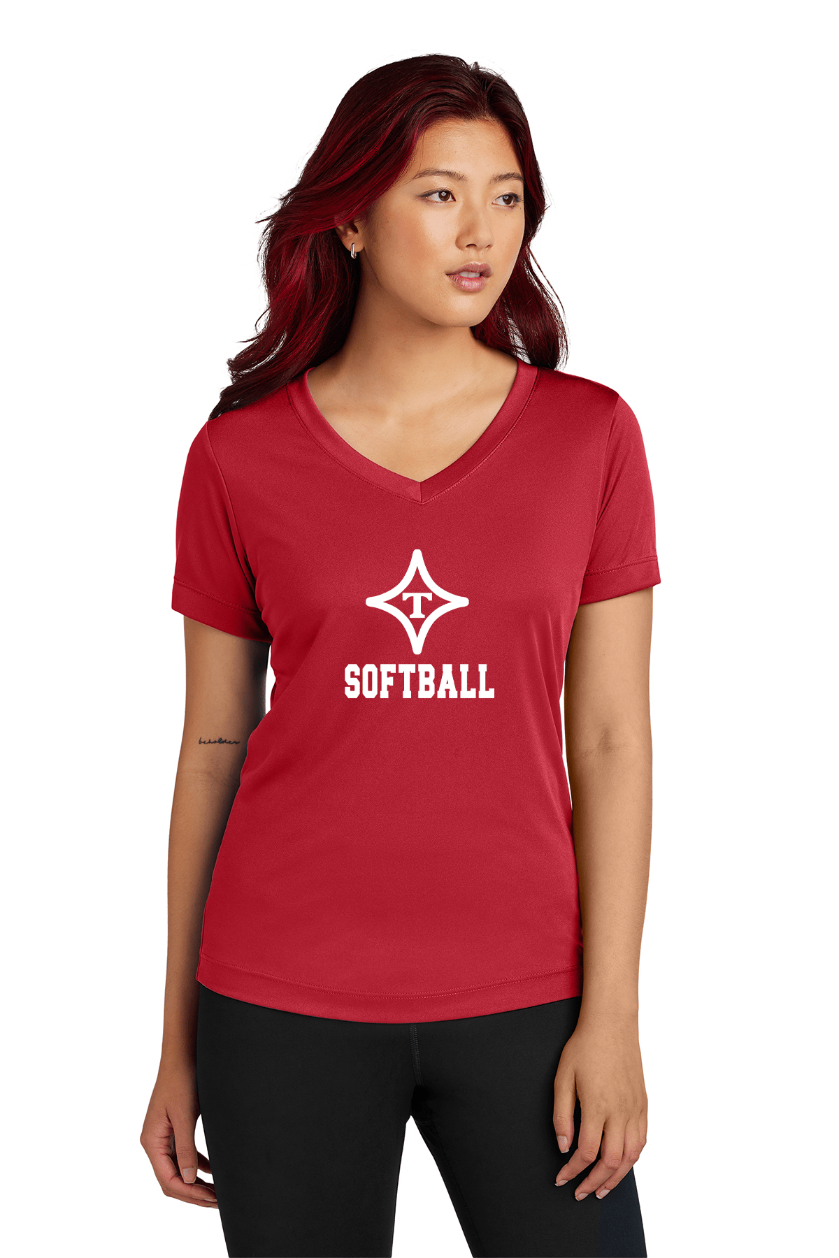 Thomasville High School Softball Ladies Drifit Shirt
