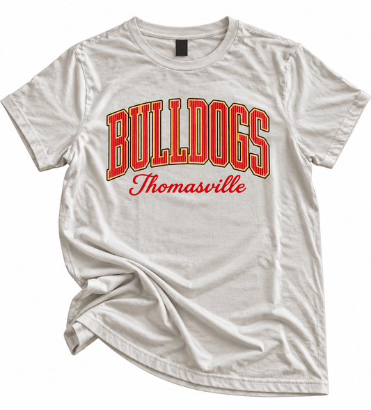 Ladies Bulldogs Striped Thomasville Shirt