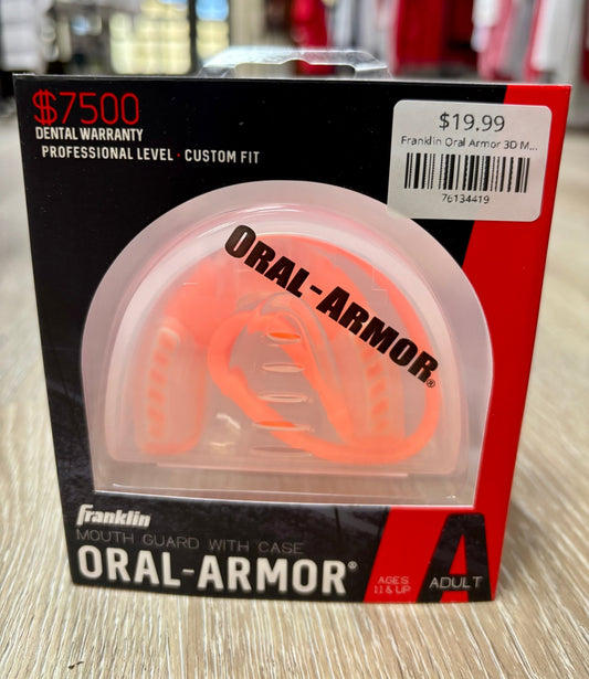 Franklin Oral Armor 3D Mouth Guard with Case