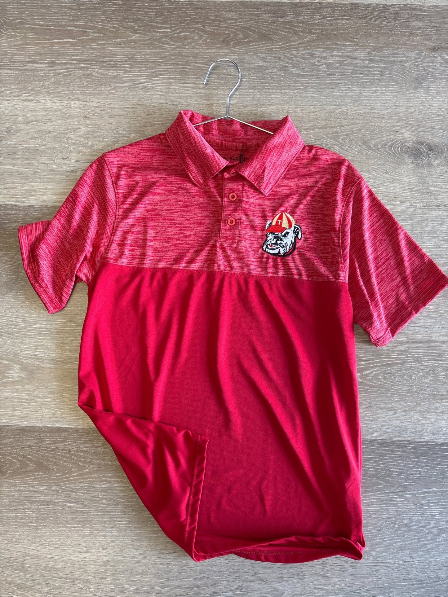 Thomasville Bulldogs Men's Heather Red Polo