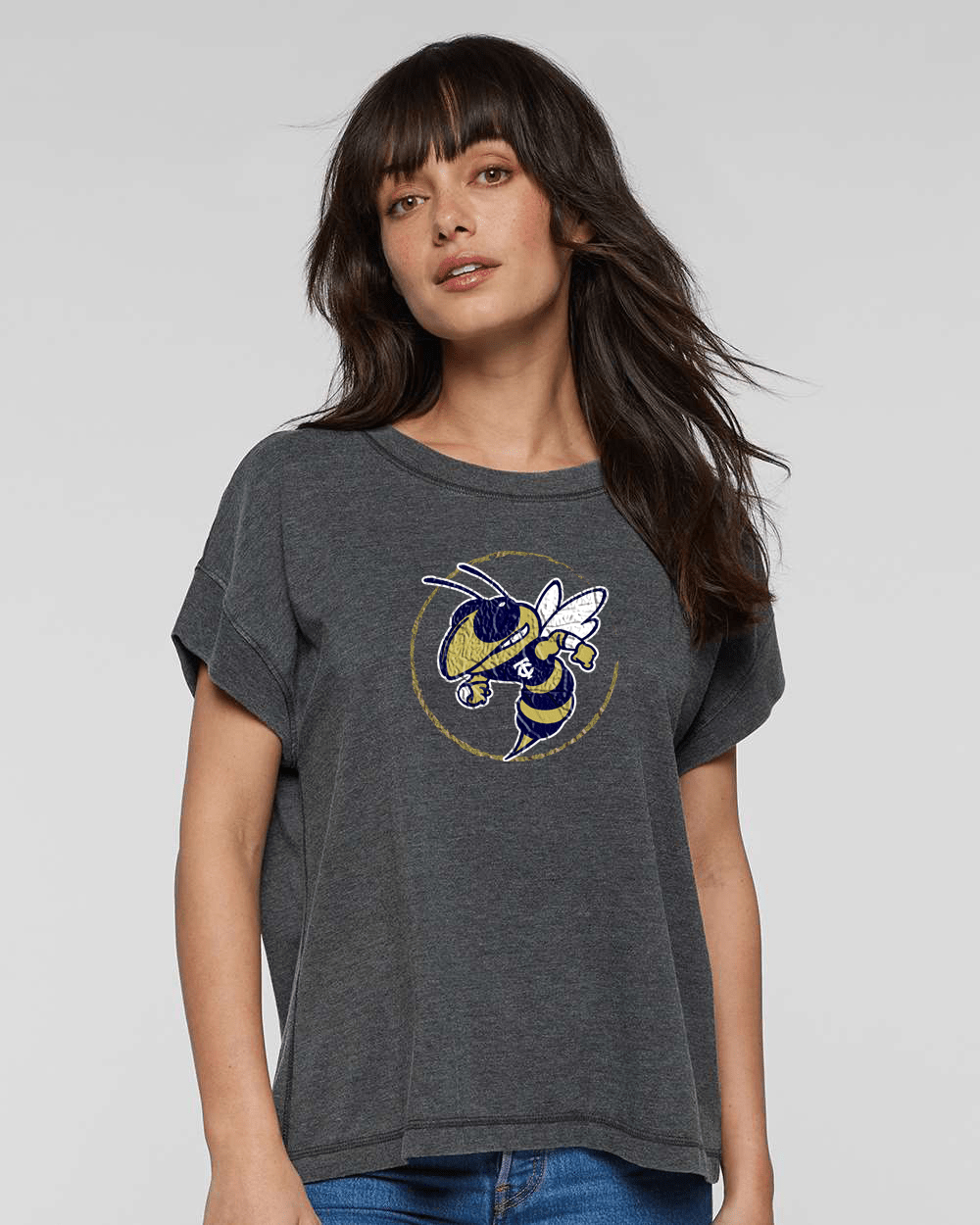 TCC Athletic Booster Club Ladies Vintage Wash Tee