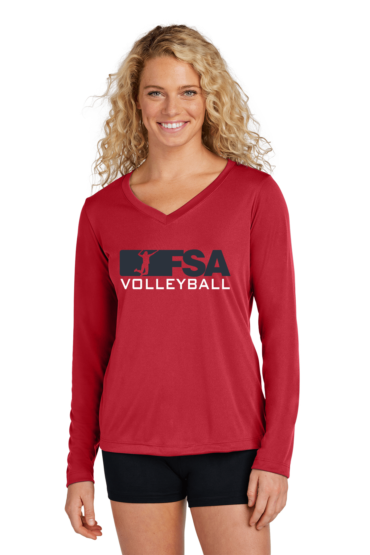 FSA Volleyball Ladies Long Sleeve Drifit Shirt
