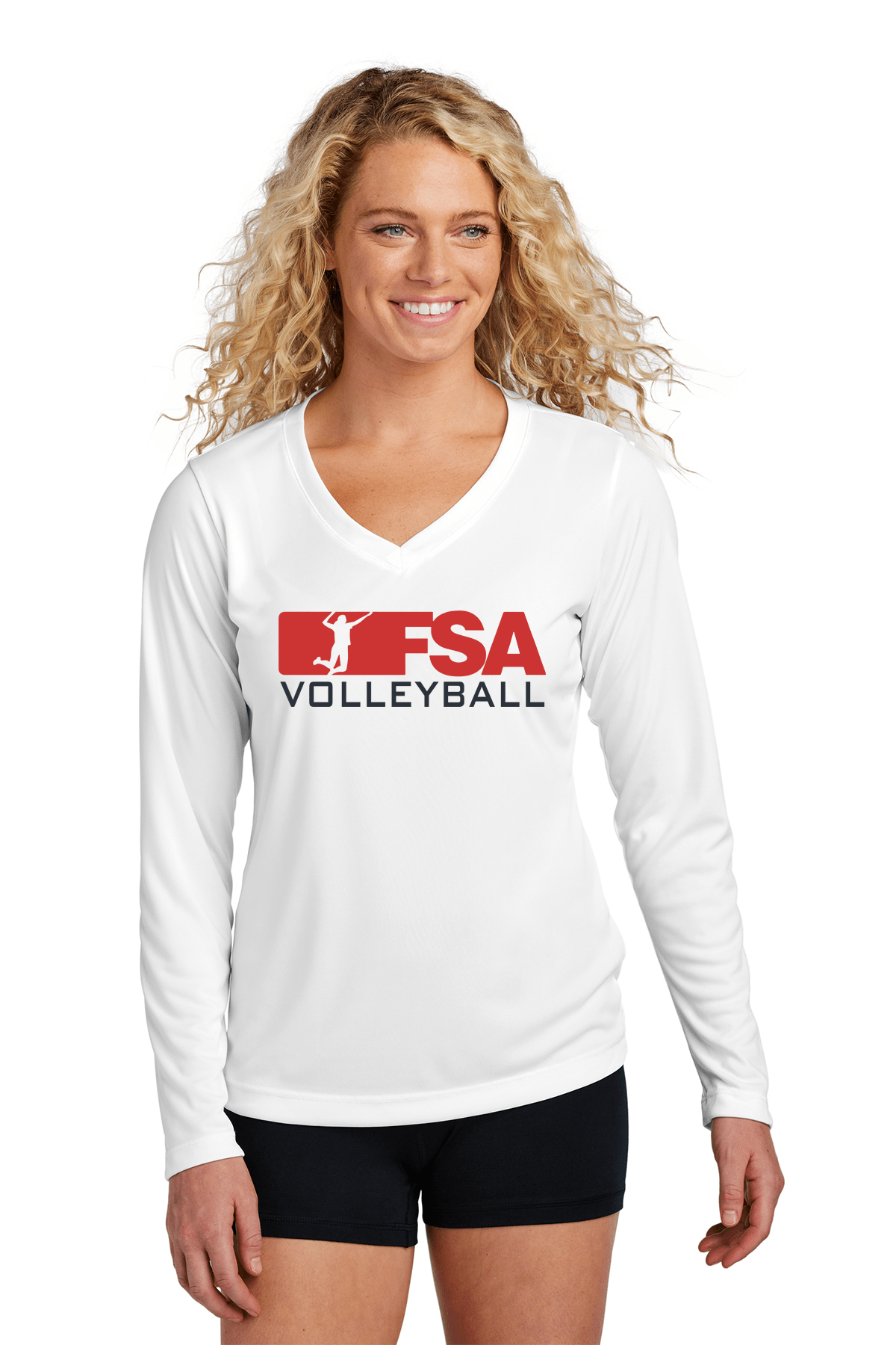 FSA Volleyball Ladies Long Sleeve Drifit Shirt