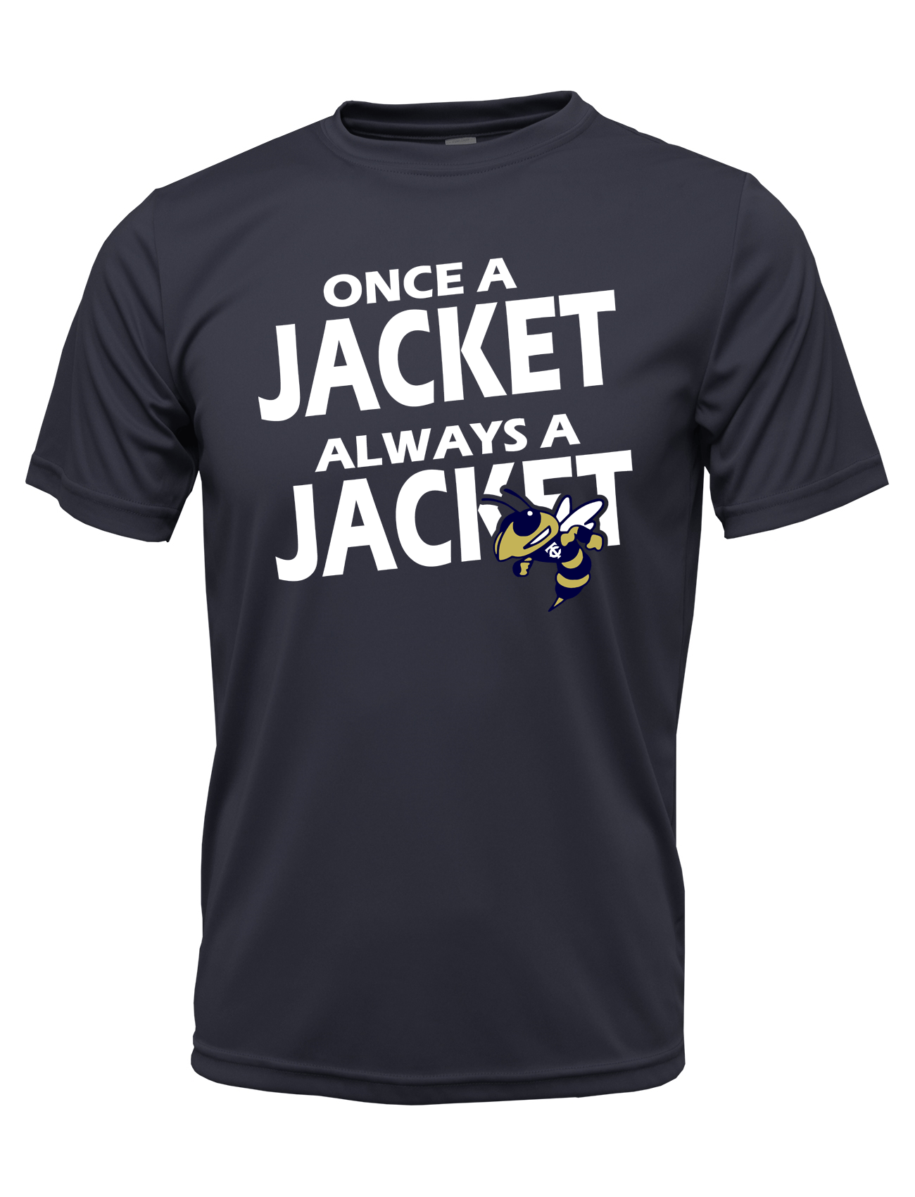 TCC Athletic Booster Club Once a Jacket Always a Jacket Shirt