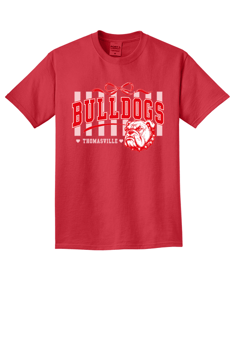 Thomasville Bulldog MS Softball Striped Bulldogs Tee
