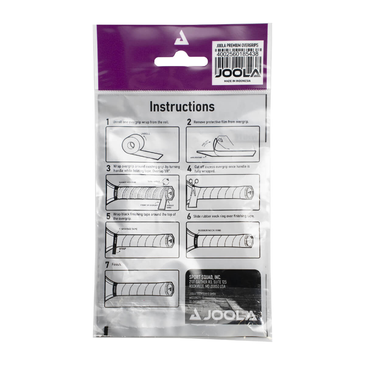 JOOLA Premium Pickleball Paddle Overgrip (4 count) - Heritage Creek Sporting Goods