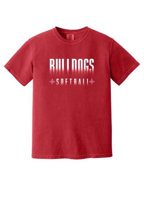 Thomasville HS Softball Distressed Comfort Colors Tee