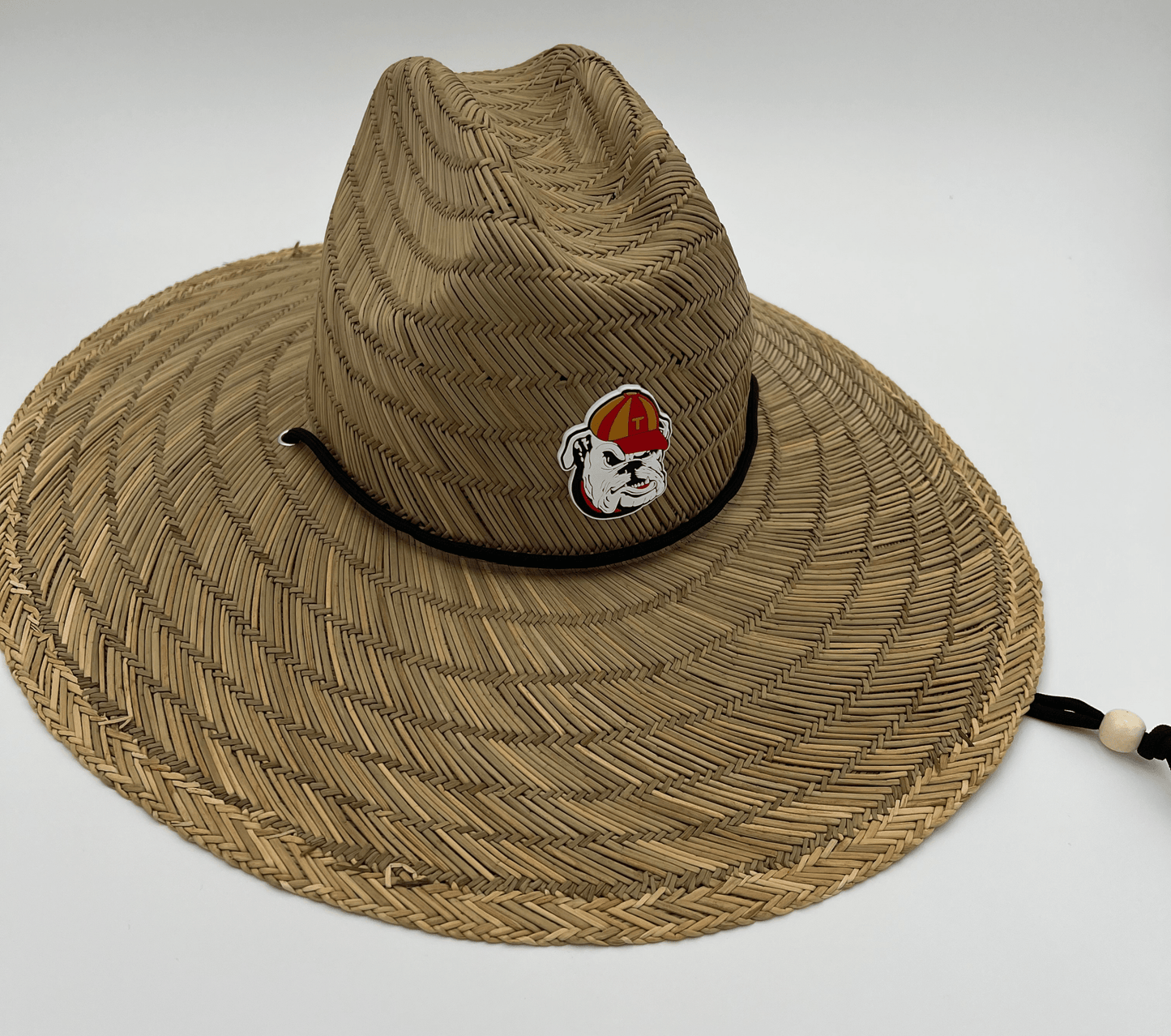 Thomasville Bulldog Rubber Patch Straw Hat - Heritage Creek Sporting Goods