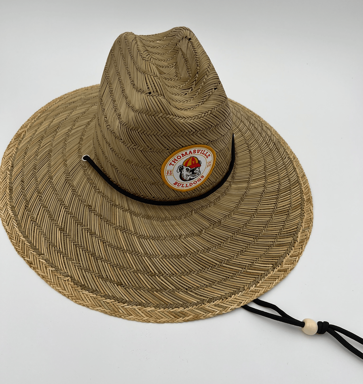 Thomasville Bulldog Woven Patch Straw Hat - Heritage Creek Sporting Goods