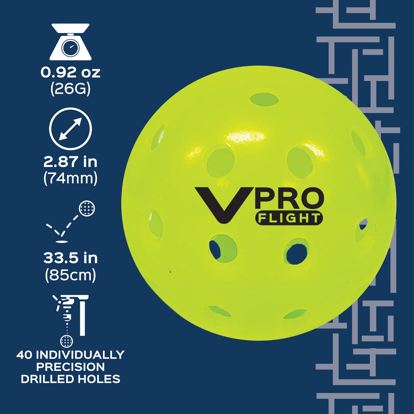 Vulcan VPRO Flight Outdoor Pickleball - Heritage Creek Sporting Goods