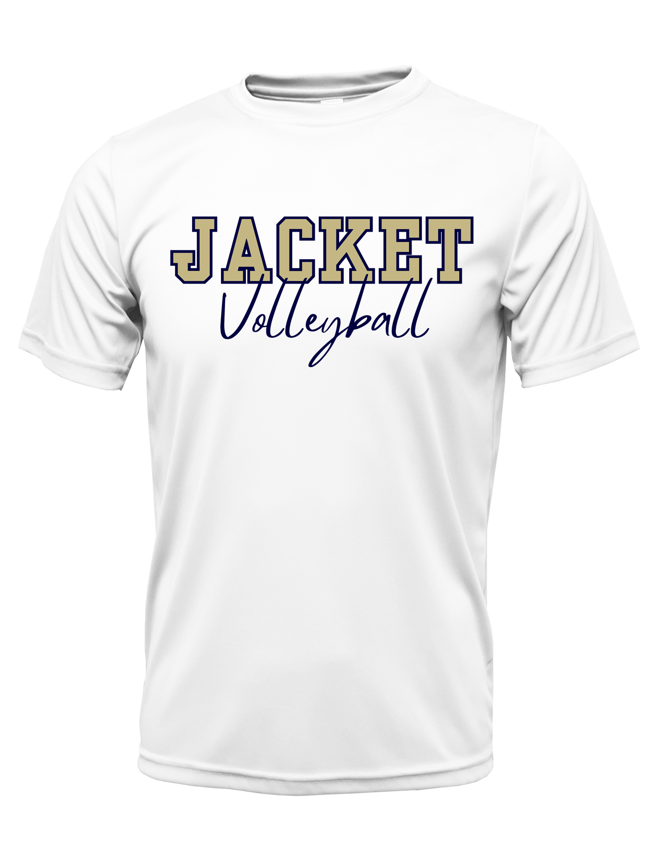 Thomas County Central Volleyball White Drifit Shirt