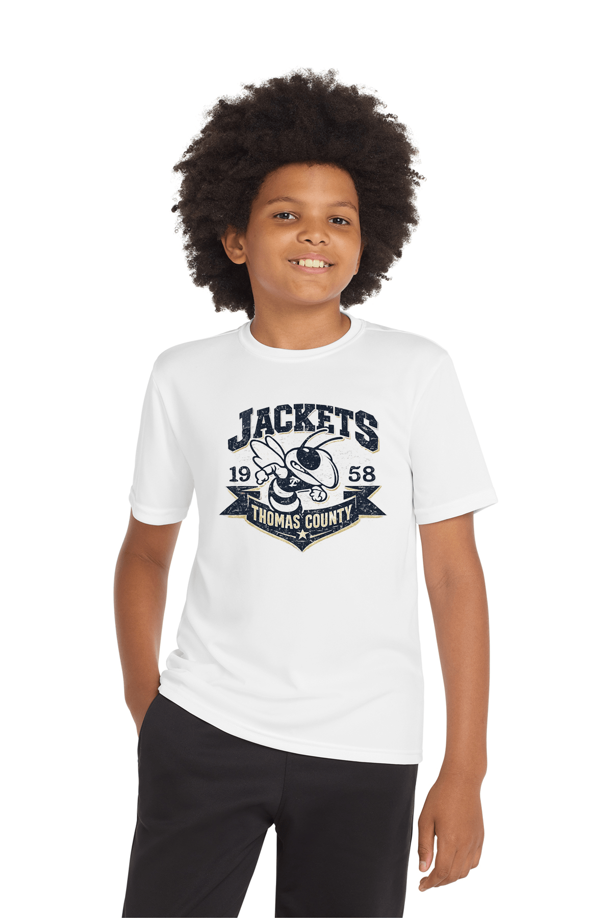Thomas County Central Jackets 1958 Distressed Youth Drifit Shirt