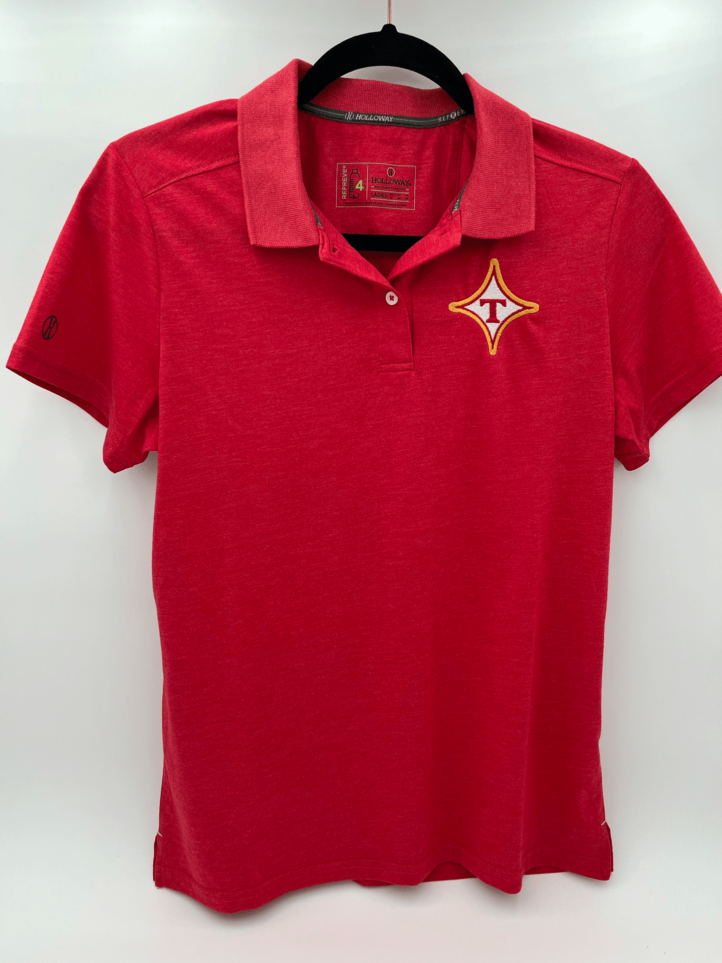 Thomasville Bulldog Ladies Red Polo - Heritage Creek Sporting Goods