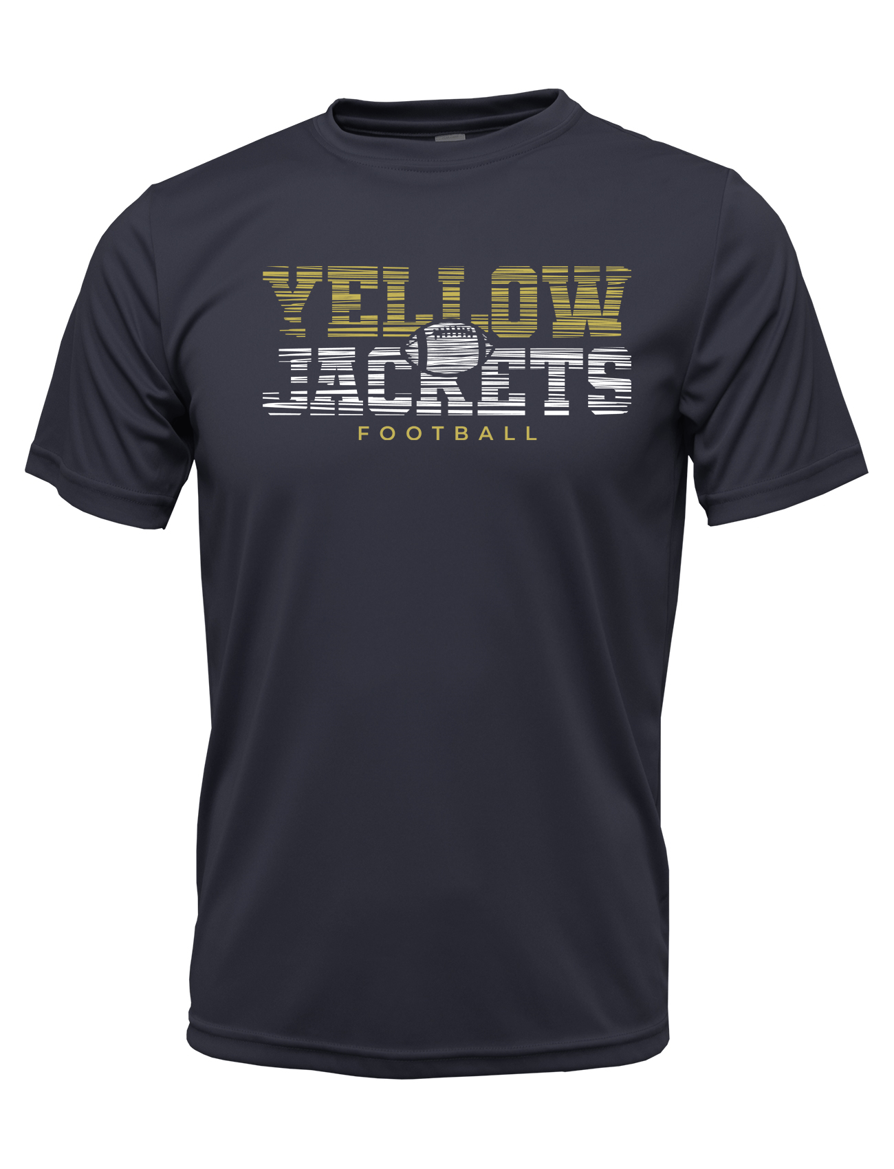 TCC Athletic Booster Club Yellow Jackets Football Dri-fit Shirt