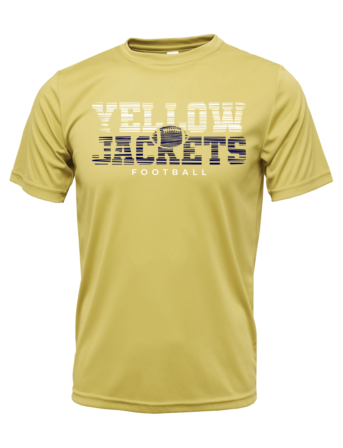 TCC Athletic Booster Club Yellow Jackets Football Dri-fit Shirt