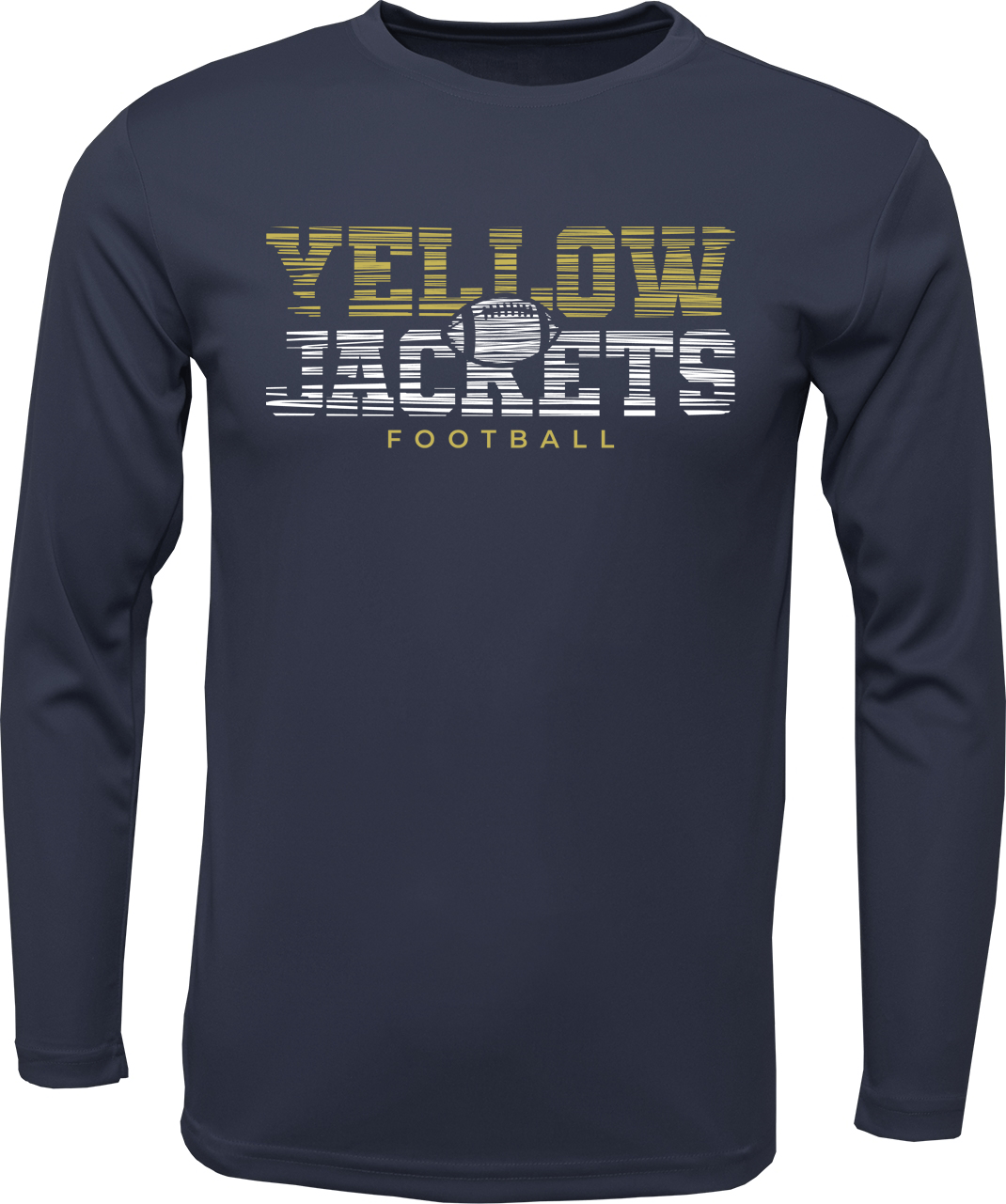 TCC Athletic Booster Club Yellow Jackets Football Dri-fit Shirt