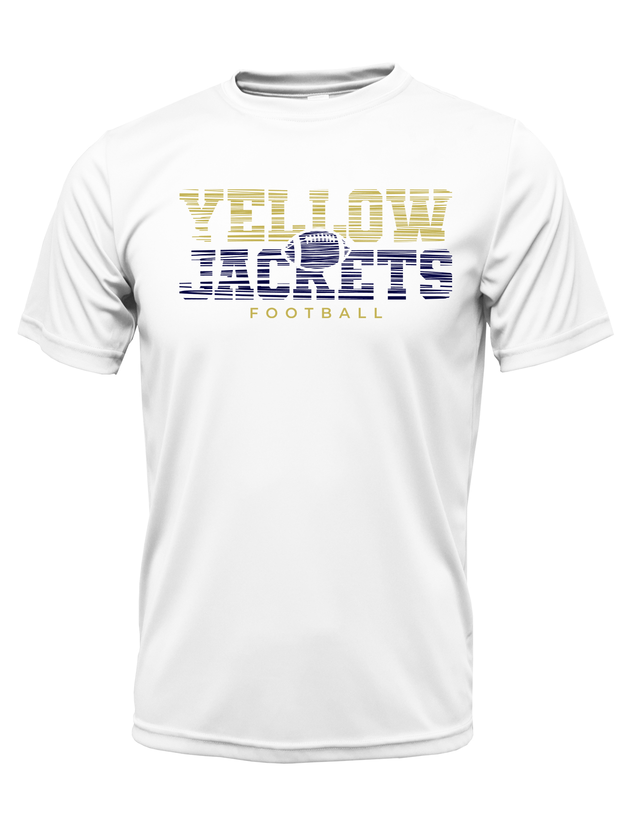 TCC Athletic Booster Club Yellow Jackets Football Dri-fit Shirt