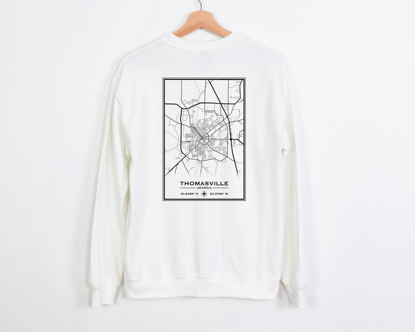 Thomasville Map T-Shirt - Heritage Creek Sporting Goods