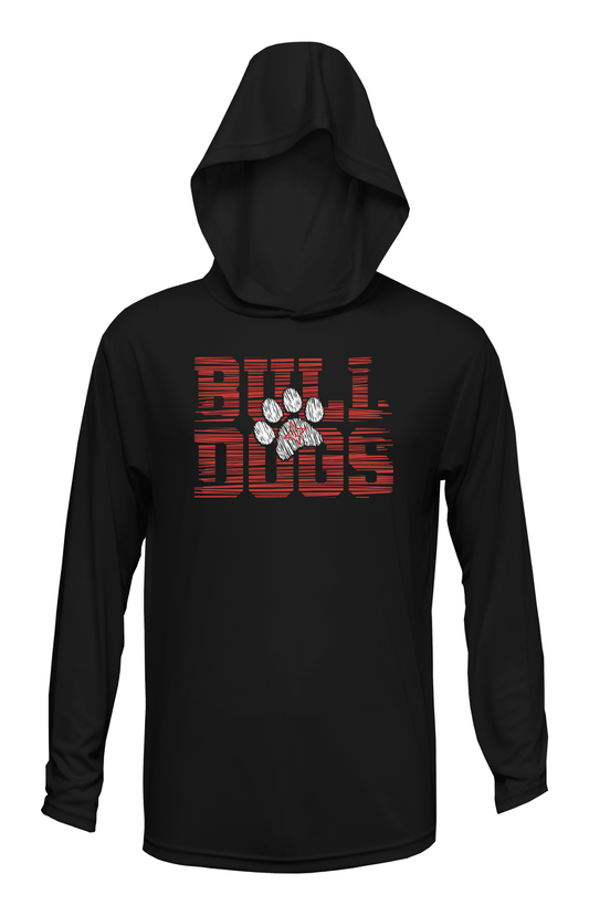 Thomasville Bulldog Adult Drifit Hoodie