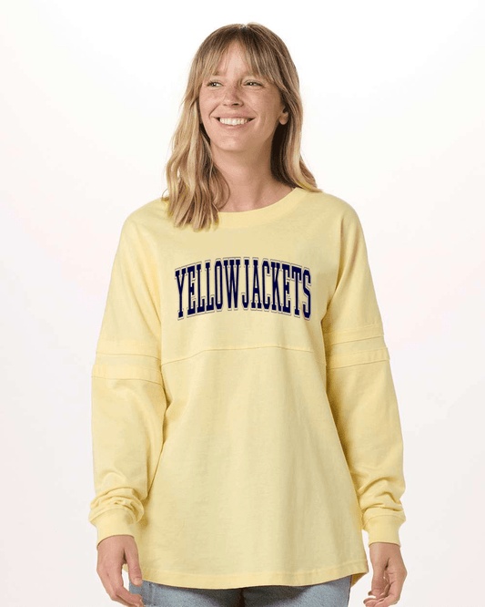 TCC Athletic Booster Club Ladies Boxercraft PomPom Long Sleeve Jersey Tee