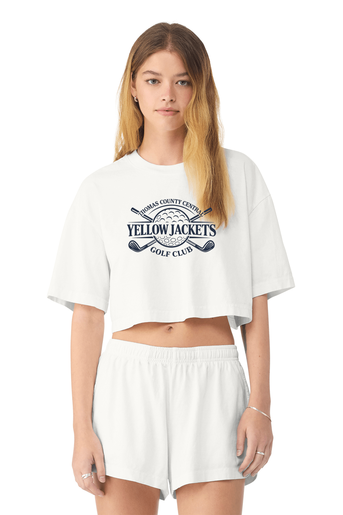 TCC Golf Team Ladies Crop Tee