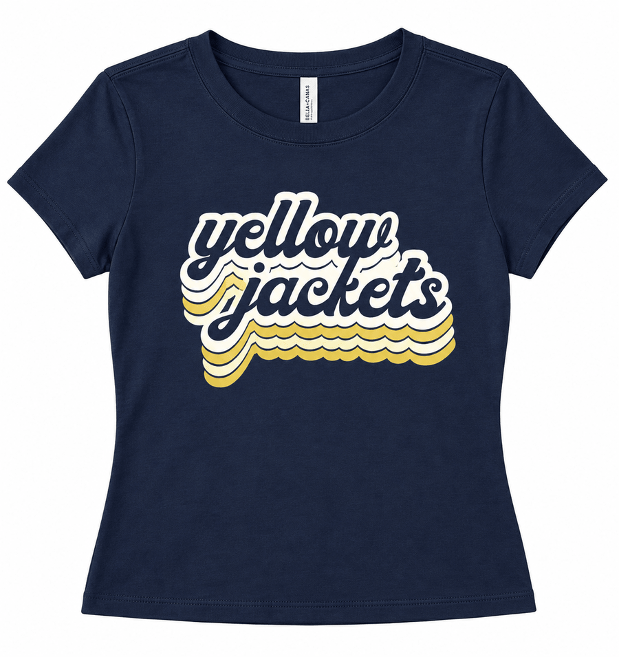 TCC Yellow Jackets Ladies Boxy Tee