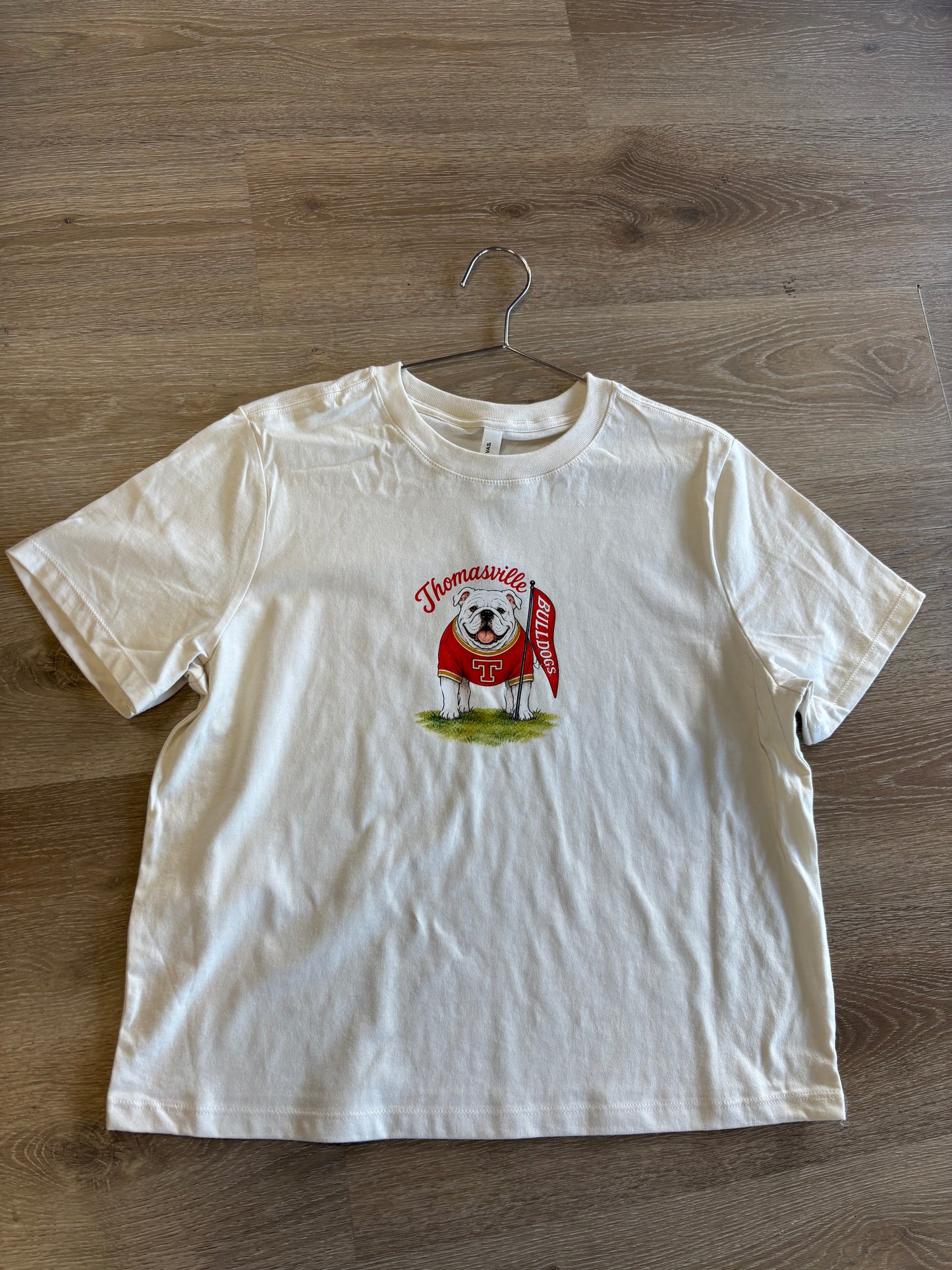 Thomasville Bulldogs Vintage Ladies Boxy Tee