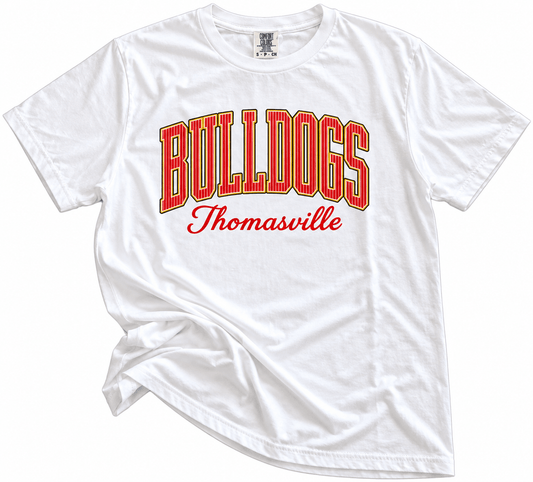 Ladies Bulldogs Striped Thomasville Shirt