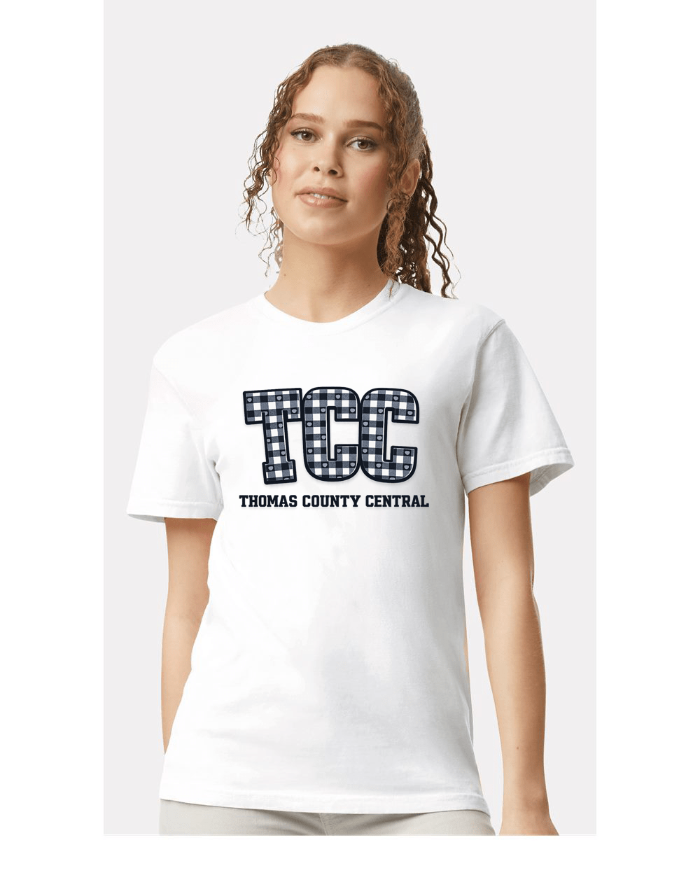 TCC Ladies Gingham Design Shirt