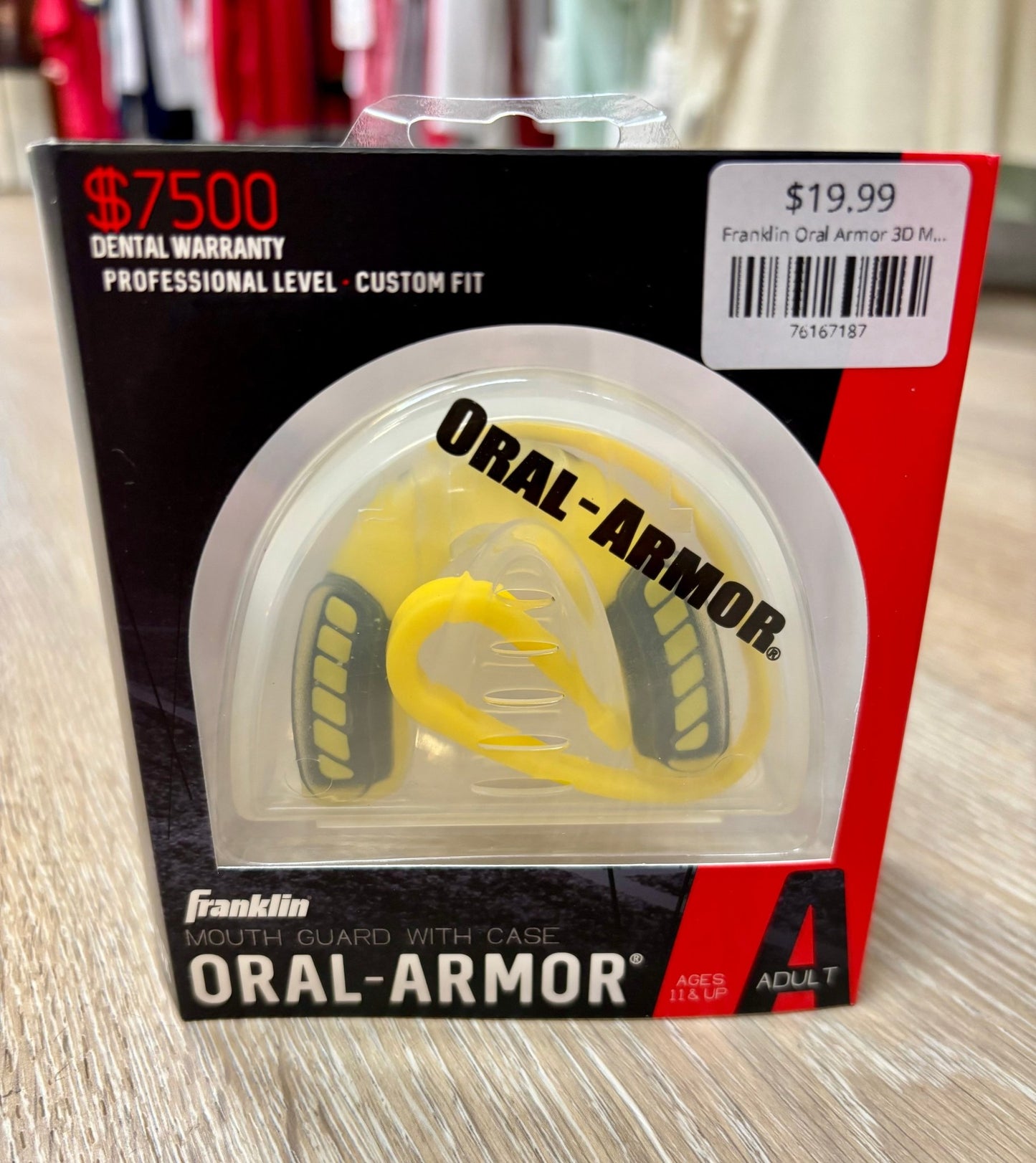 Franklin Oral Armor 3D Mouth Guard with Case