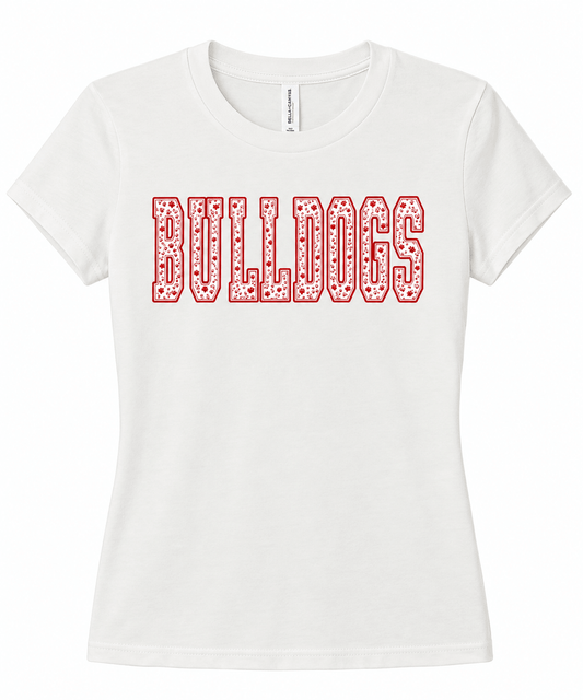 Thomasville Bulldogs Floral Girls Shirt